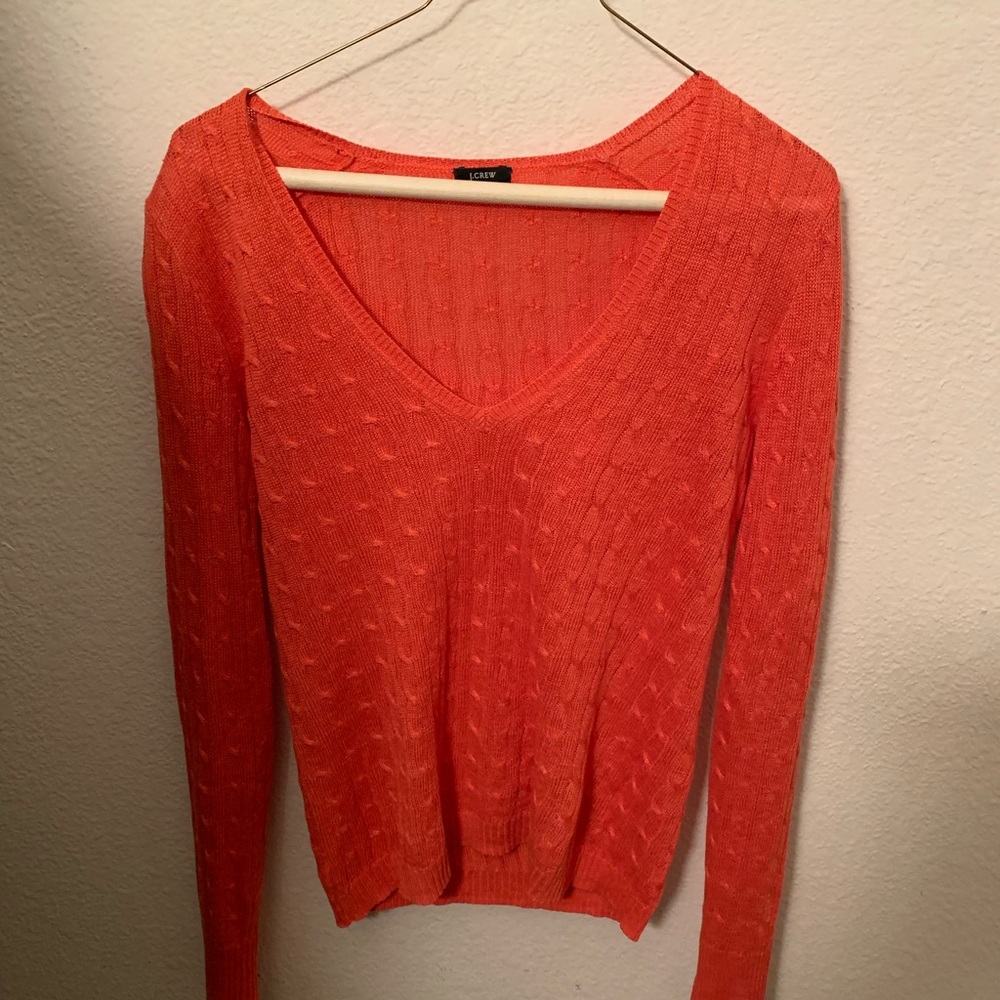 J-Crew Orange Sweater